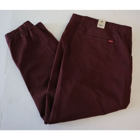 Levi's XX Chino A47610005 Men Sz 2XL Brown Tapered Leg Stretch Jogger Pants - Picture 5 of 10